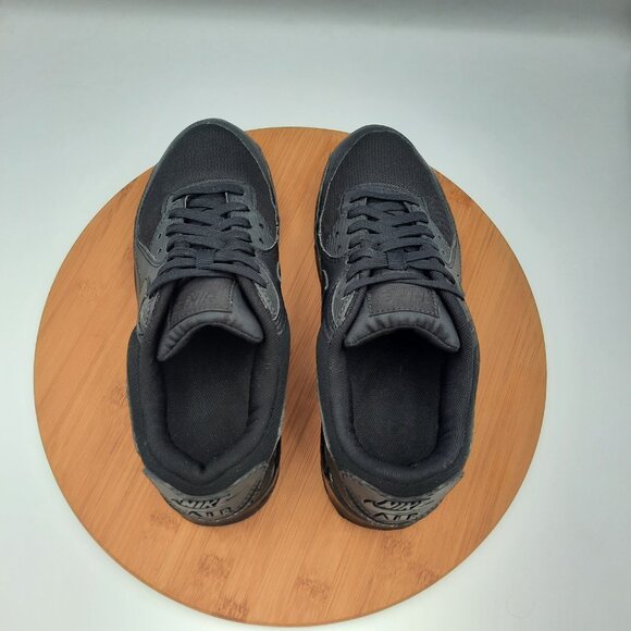 Nike Air Max 90 Womens Size 8.5 Shoes Triple Black Athletic Sneakers - Picture 9 of 10
